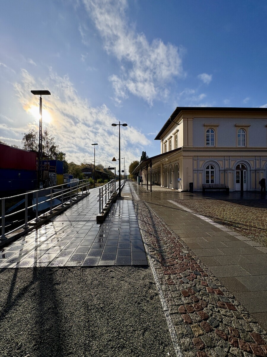Bahnhof Neustadt in Fußweite
