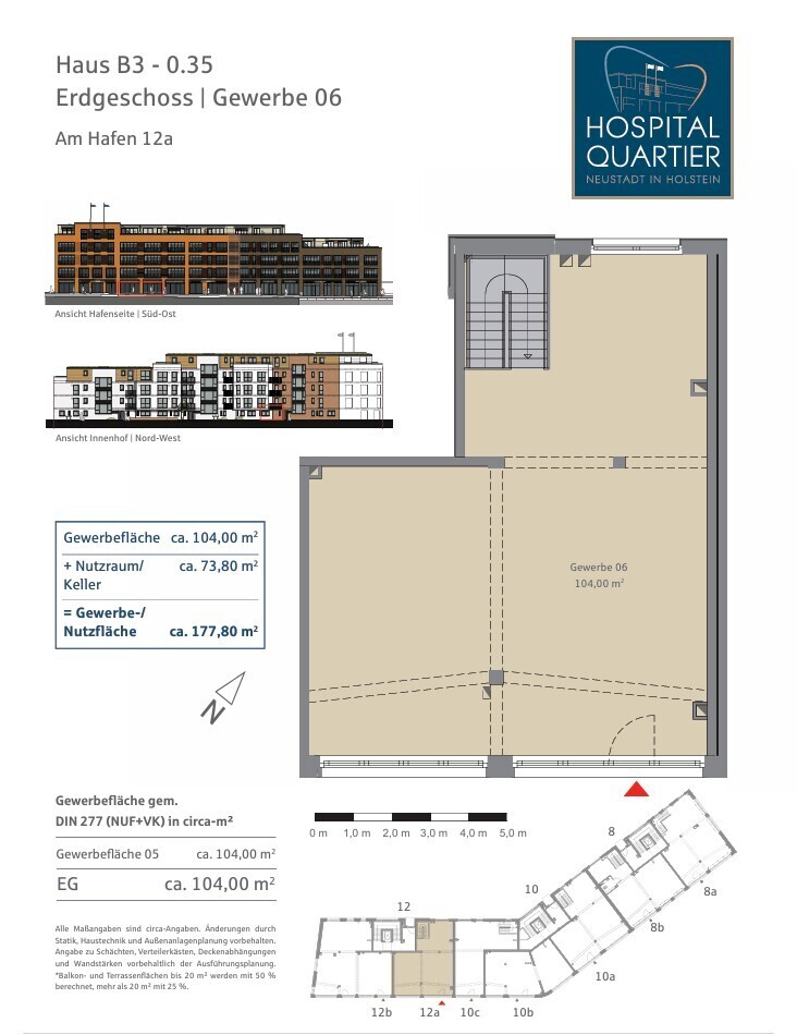 Grundriss Haus B3-0.35, EG