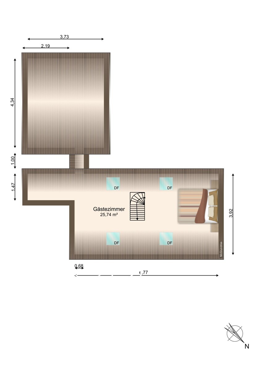 Grundriss DG