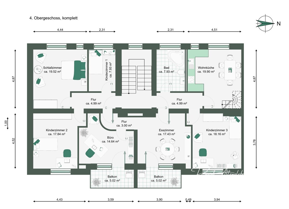 Grundriss 4.OG komplett