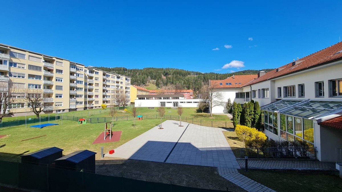 Aussicht vom Balkon