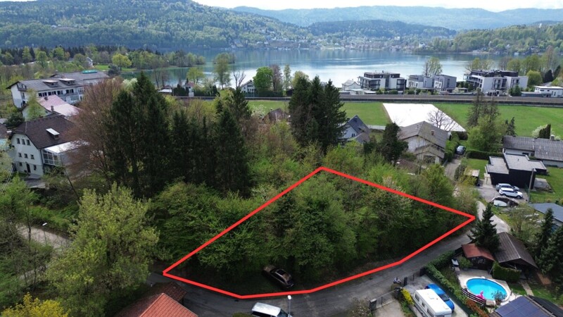 Natur. Ruhe. Wörthersee.  Baugrundstück in einzigartiger Sonnenlage Am Gletschertopf / Pörtschach