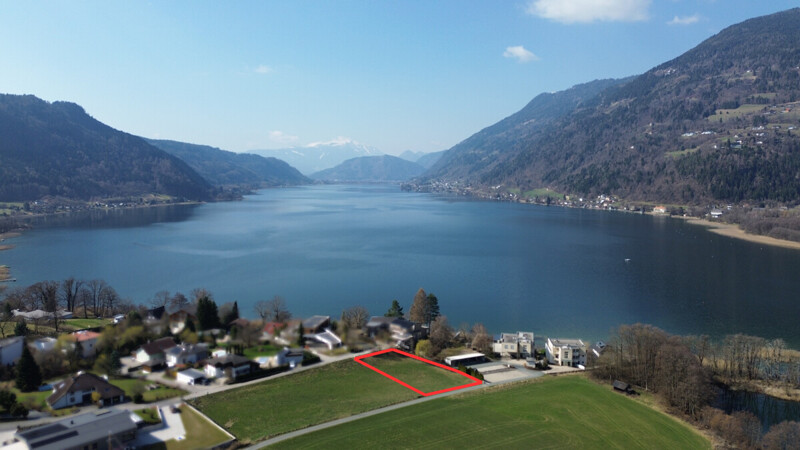 Ossiacher See zu Ihren Füßen – Baugrundstück in herrlicher Aussichtslage
