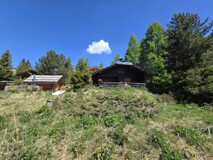 Berghütte und Sauna