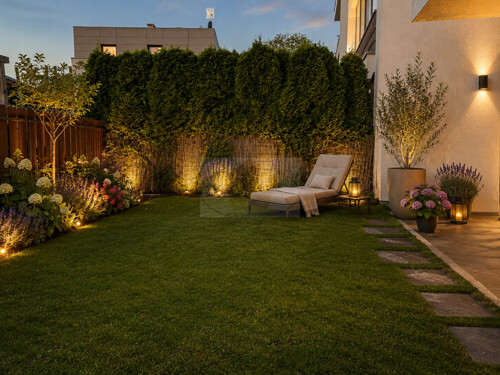 Garten mit Vorschlag Gestaltung