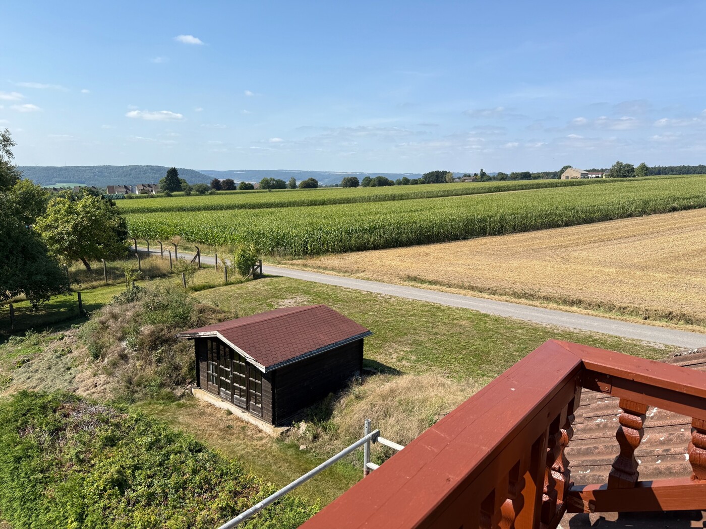 Aussicht vom Gästezimmer DG