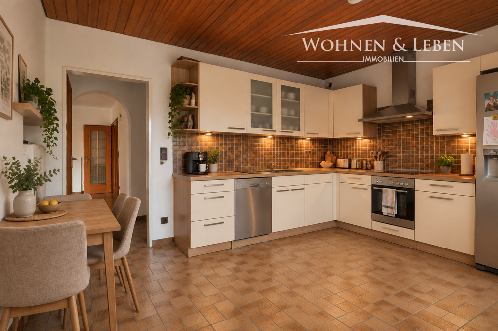 Großzügig wohnen auf 120 m² – Dachgeschosswohnung mit weitläufigem Eckbalkon und Kamin - Foto 4