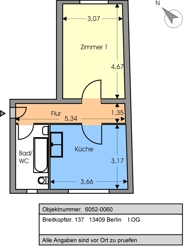 Grundriss WE 60