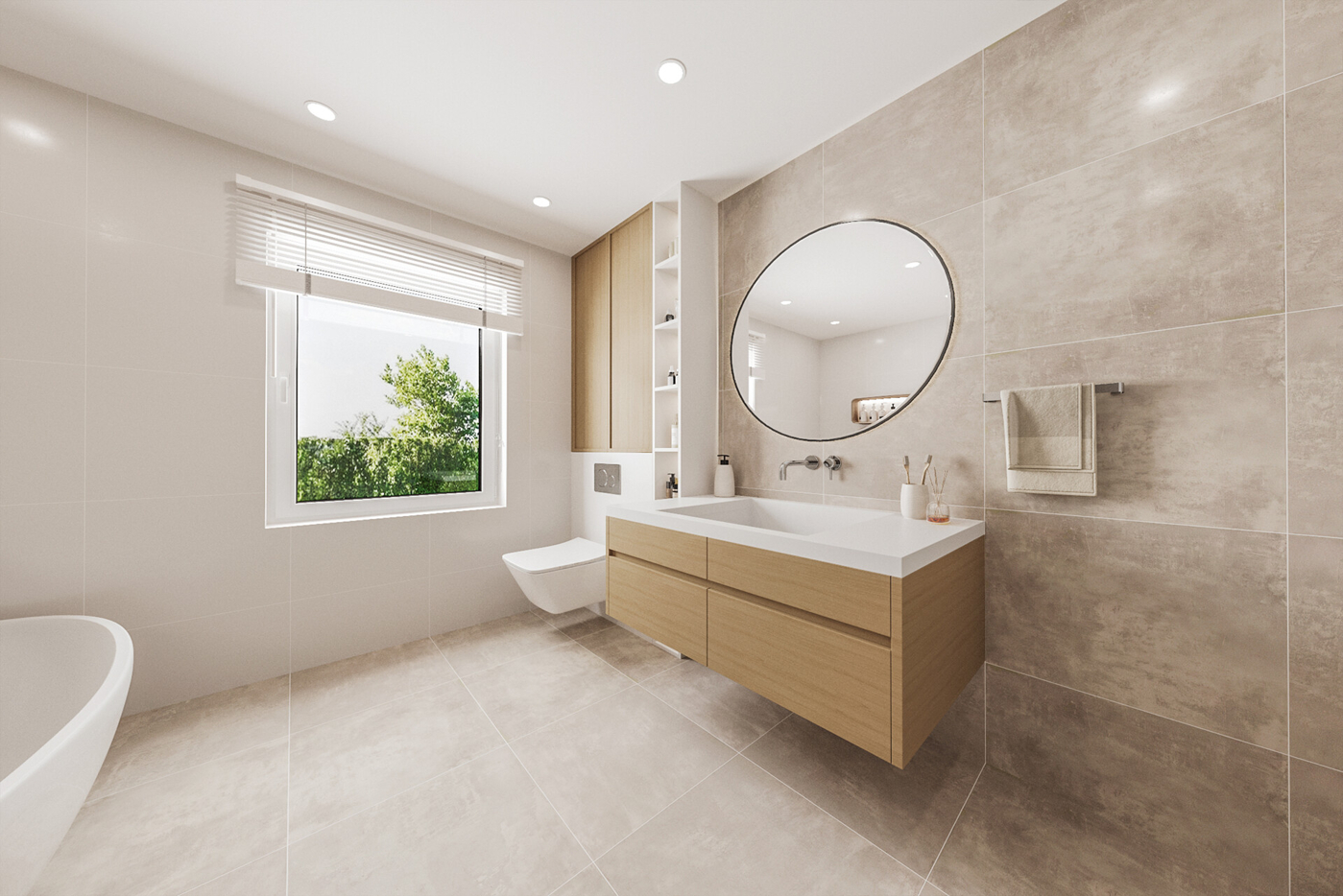 Badezimmer Bild 2  Bsp. Reihenendhaus