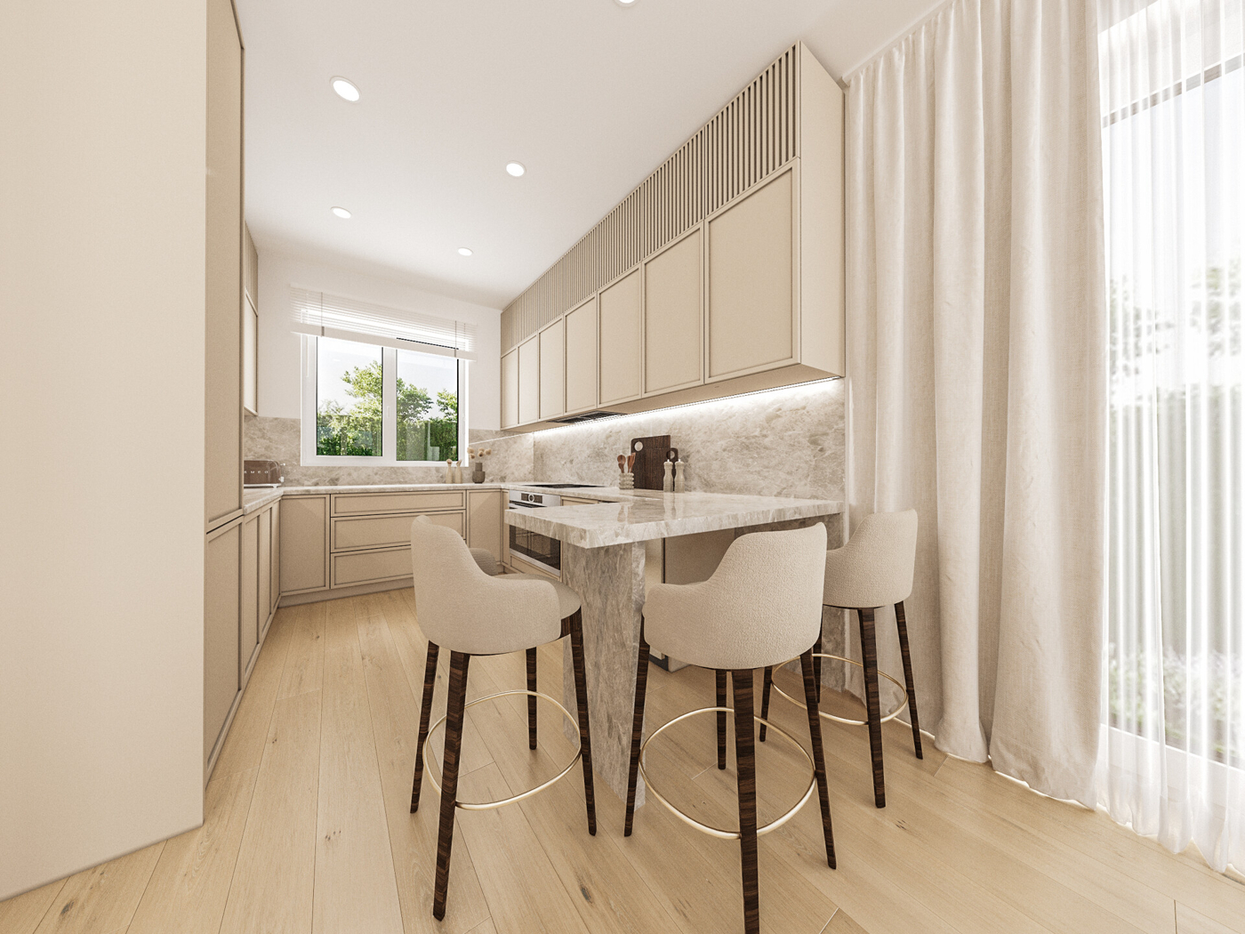 Küche  / Bsp. Reihenendhaus