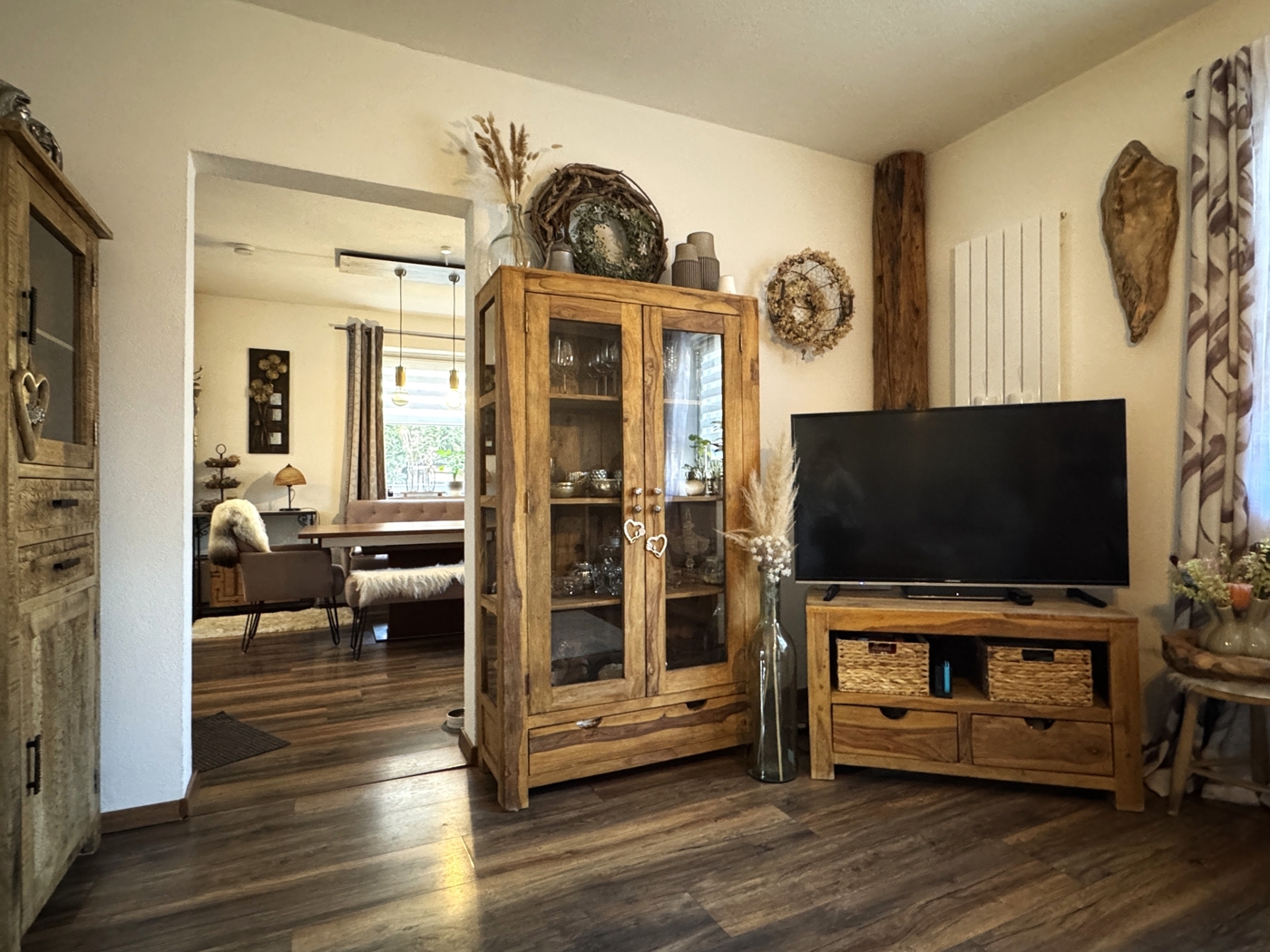 Wohnzimmer Blick Esszimmer