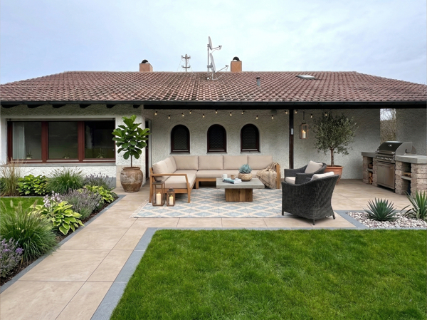 Terrasse Umgestaltung bearbeitet