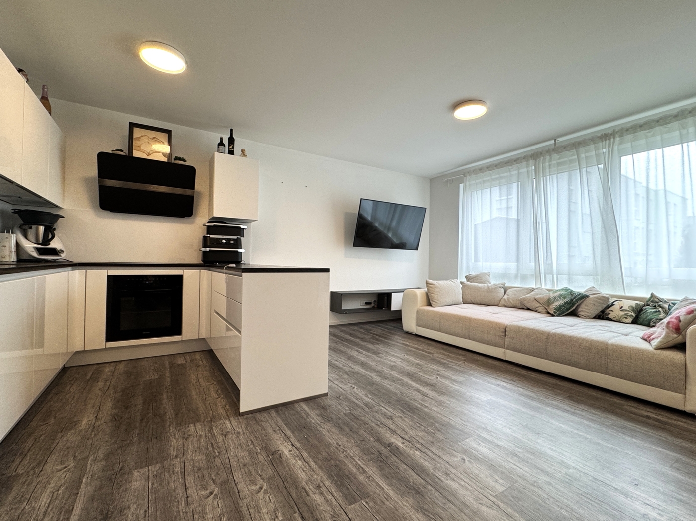 Koch und Wohnbereich