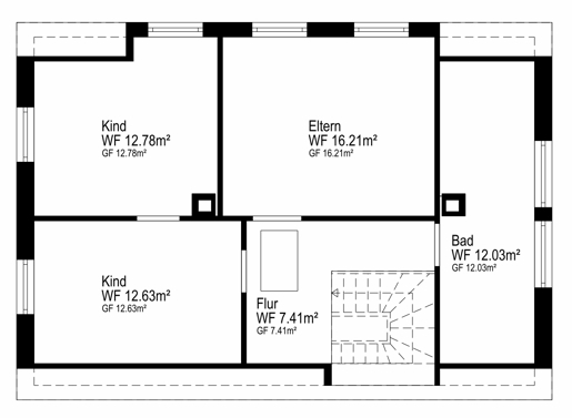 Grundriss Dachgeschoss