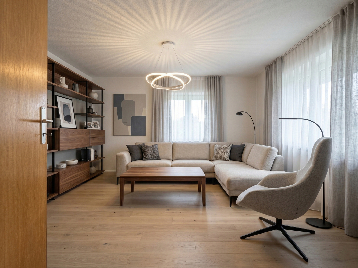 Wohnzimmer EG, virtuelles home staging