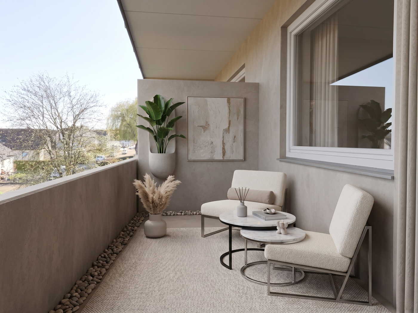 Balkon bearbeitet