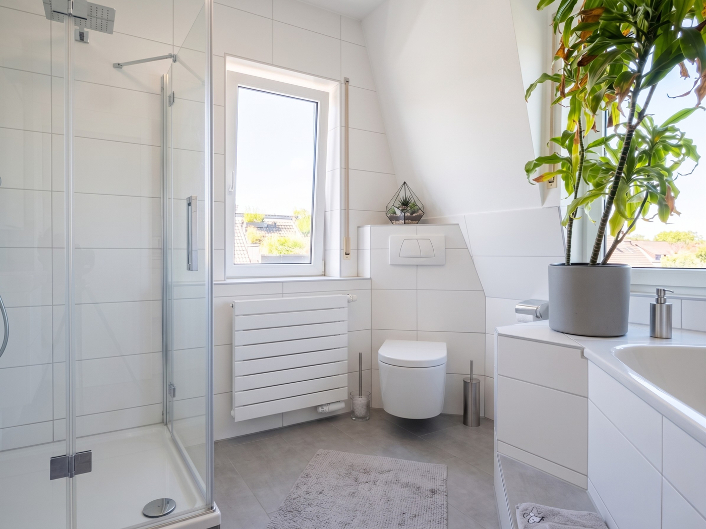 Badezimmer virtuell homestaging