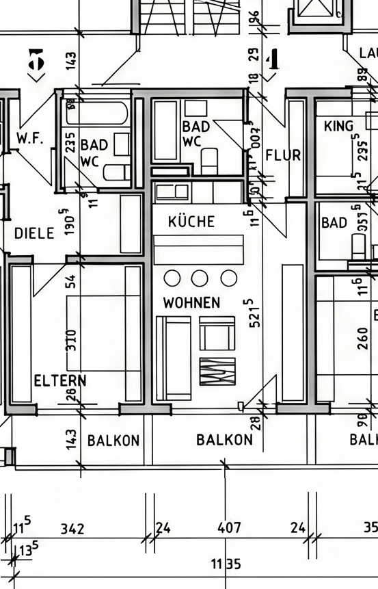 Grundriss WE14