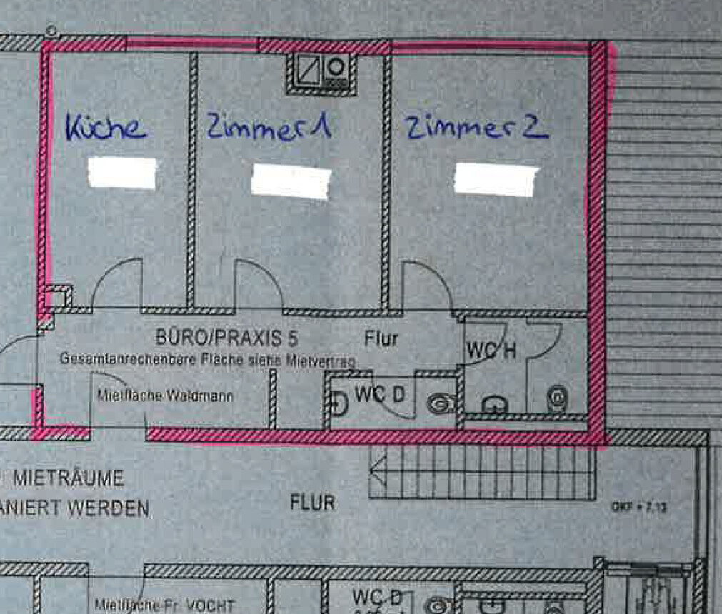 Großzügige 2-Zimmer-Wohnung in zentraler Lage - Photo 1