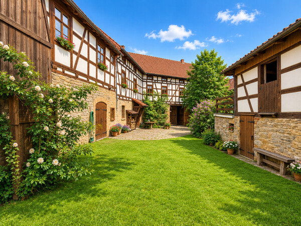 Blick in die Zukunft - Innenhof