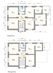Grundrisse EG + OG