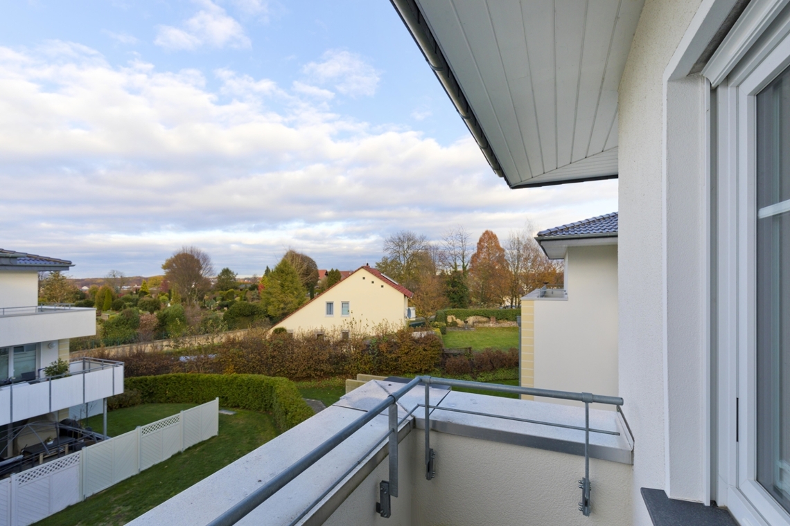 Blick von der Dachterrasse