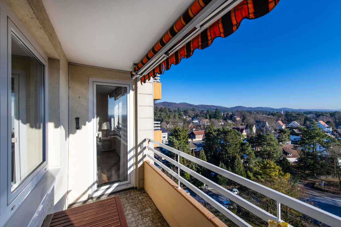 Loggia mit tollem Ausblick