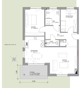 Wohnung Nr. 1 - Erdgeschoss