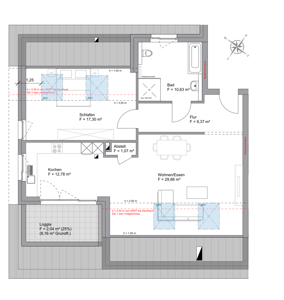 Wohnung Nr. 7 - Dachgeschoss