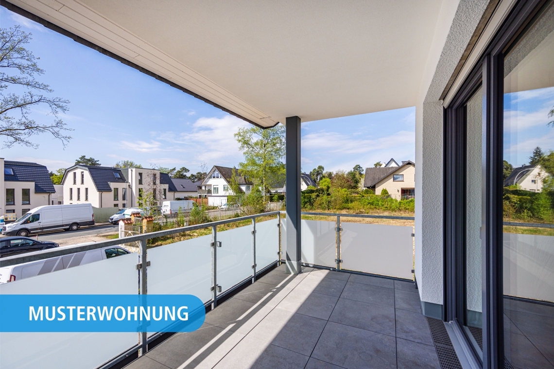 Musterwohnung  Balkon