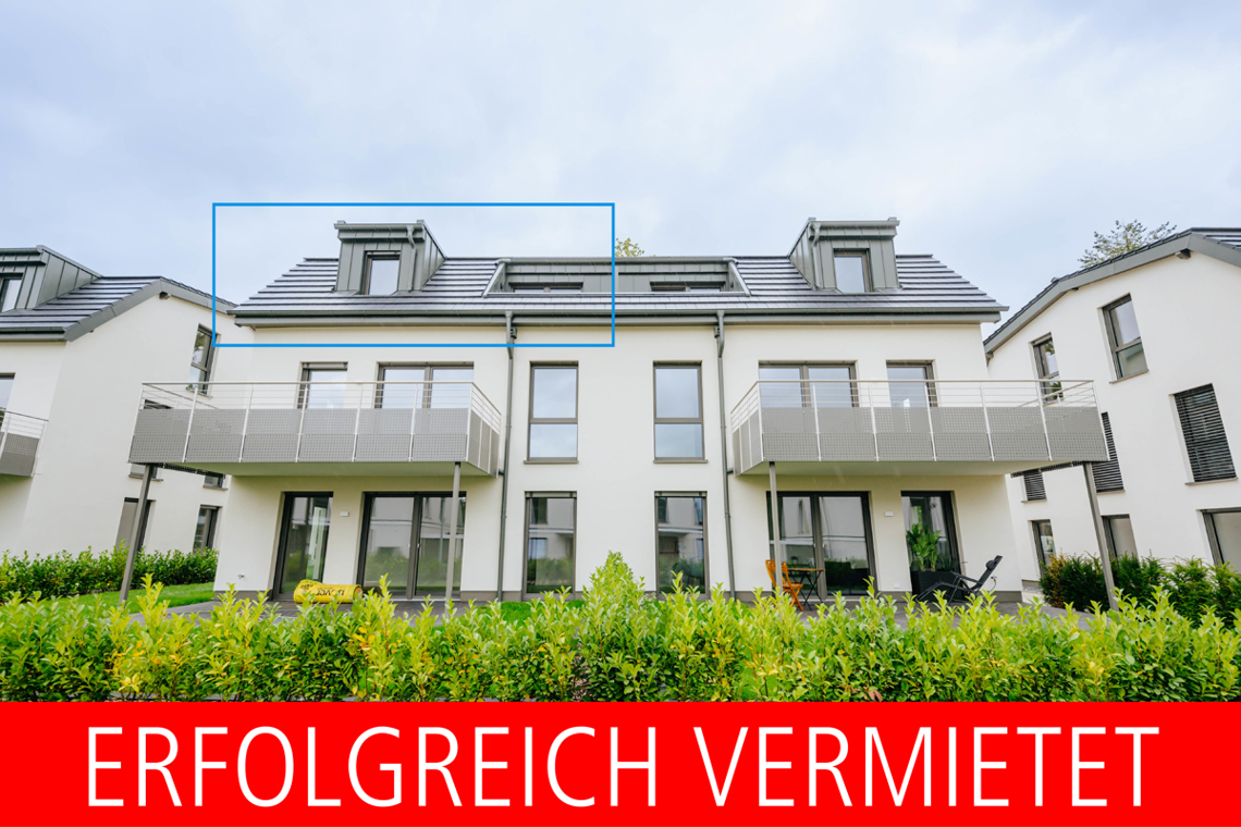 Dachgeschoss rechts erfolgreich vermietet