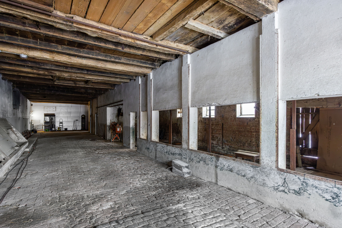 Ehemalige Kuhställe