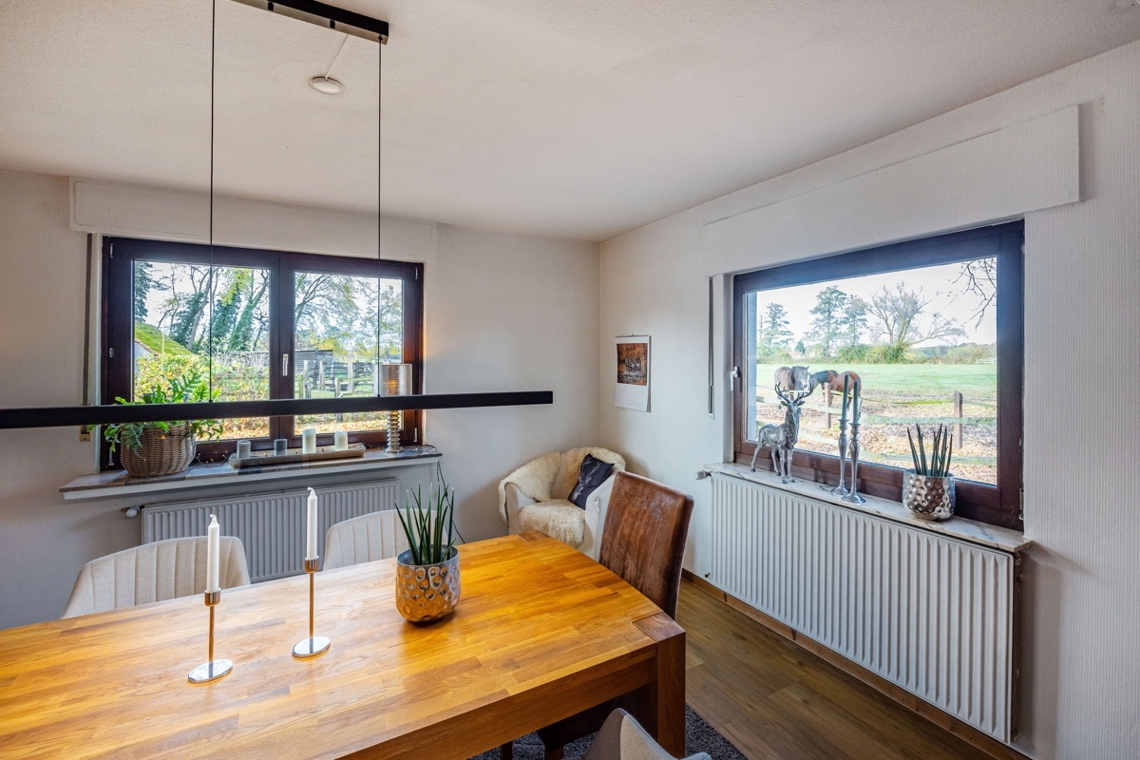 Ausblick vom Esszimmer