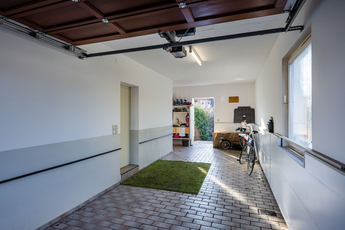 Blick in die Garage