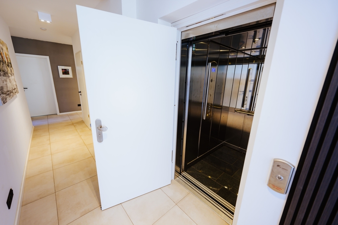 Fahrstuhl bis in die Wohnung