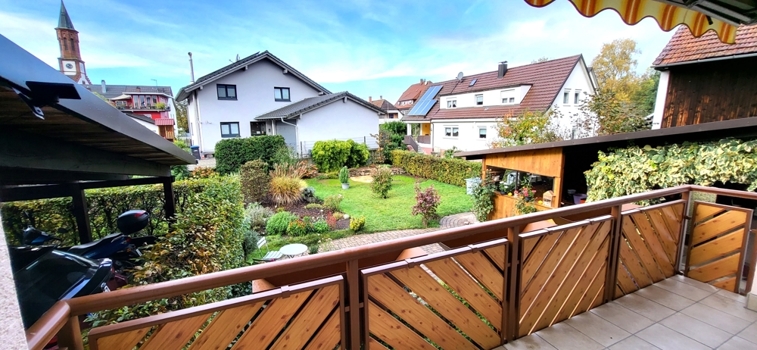 Balkon mit schöner Aussicht