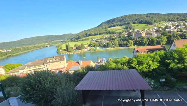 Panoramablick vom Balkon