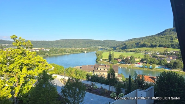 Blick vom Balkon