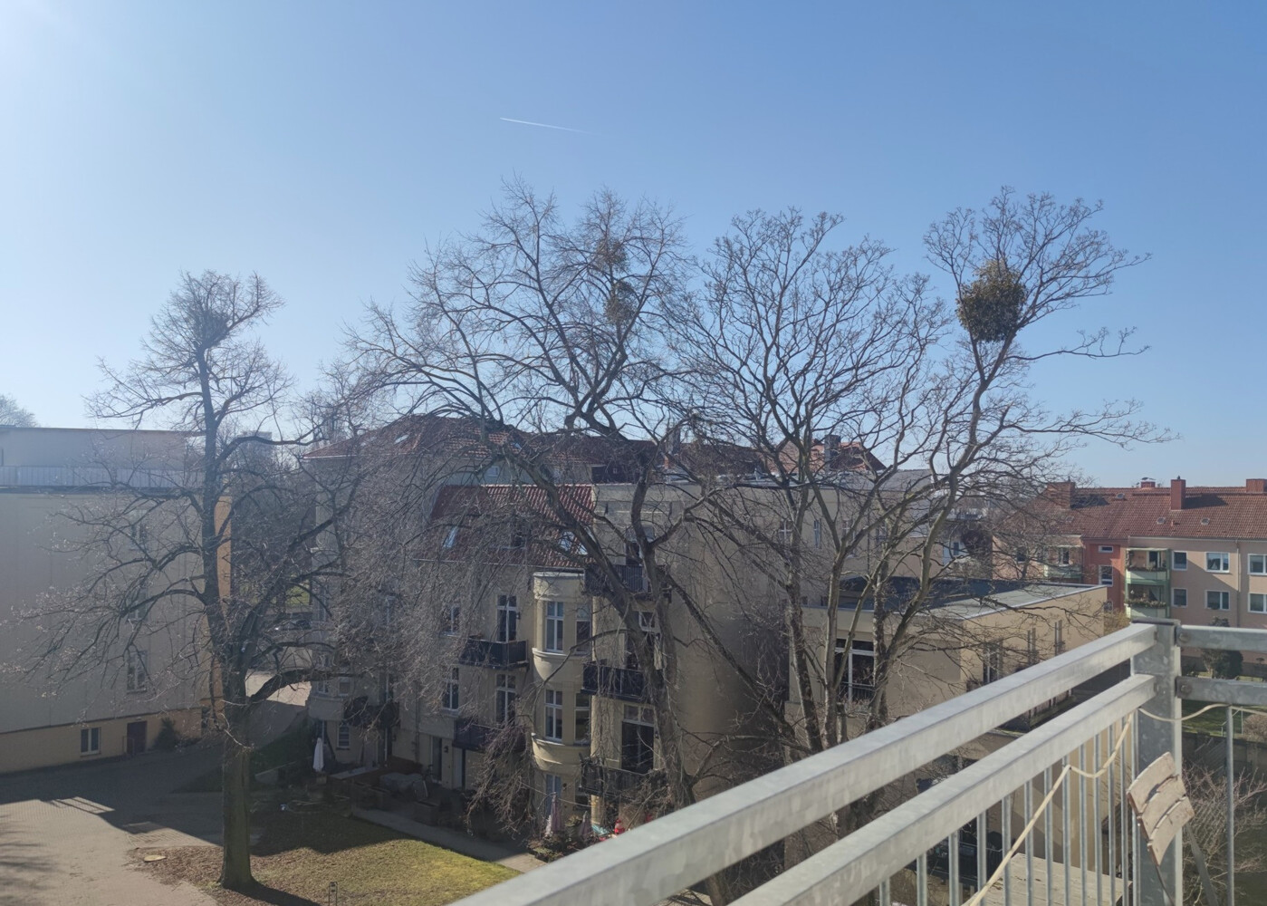 Blick vom Balkon