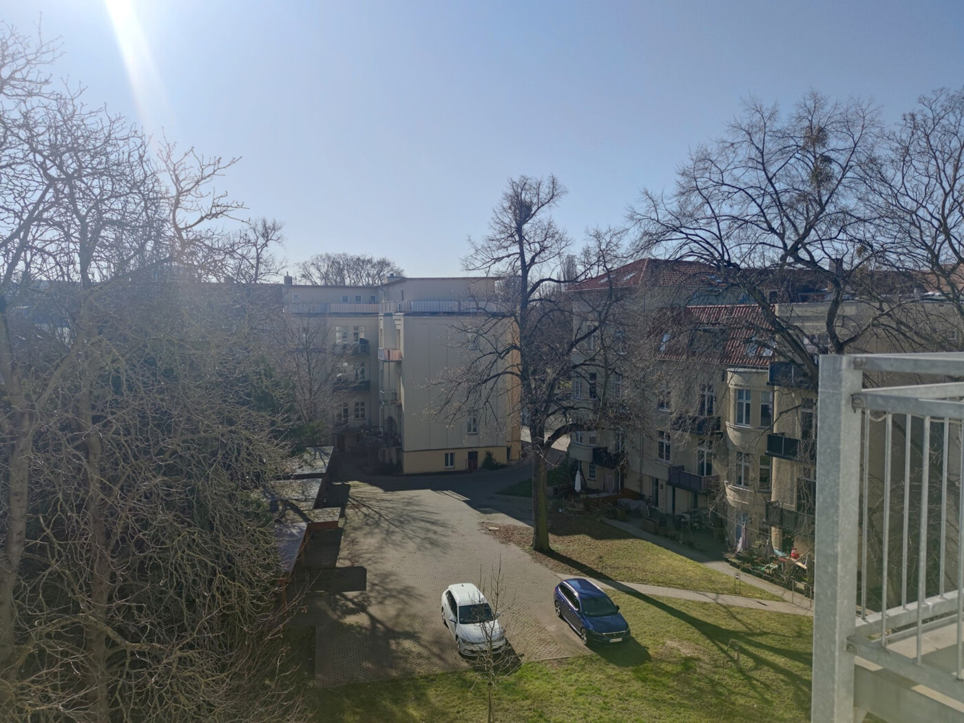 Blick vom Badezimmer