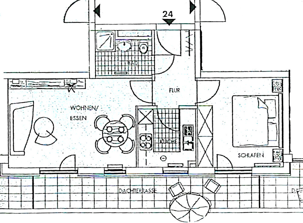 Grundriss Teichweg 8 WE24
