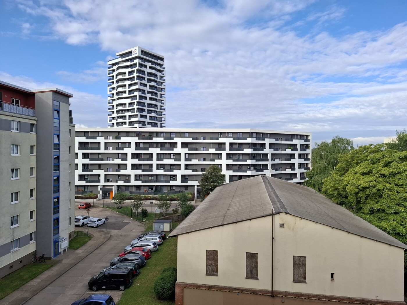 Aussicht vom Balkon