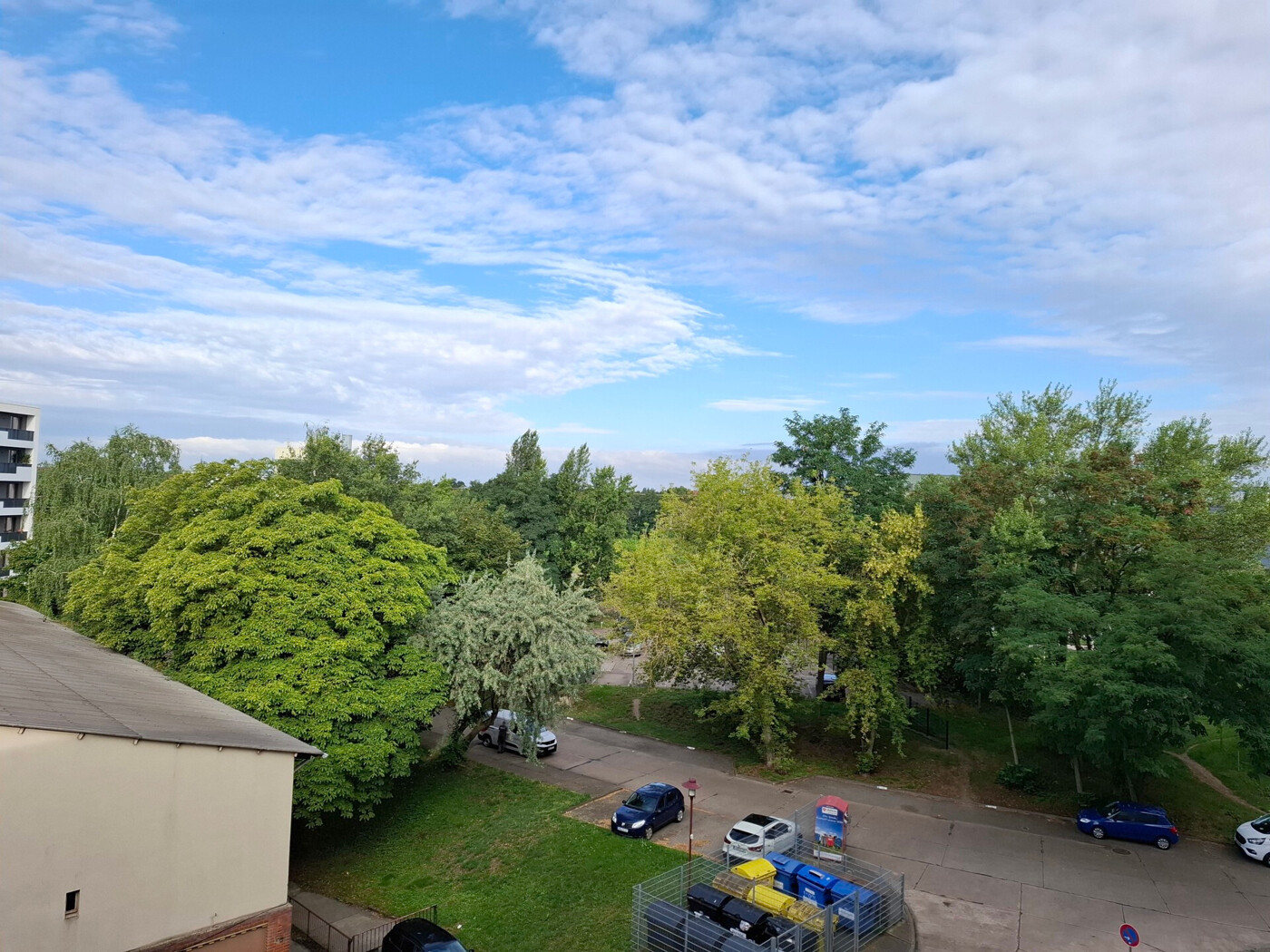 Aussicht vom Balkon