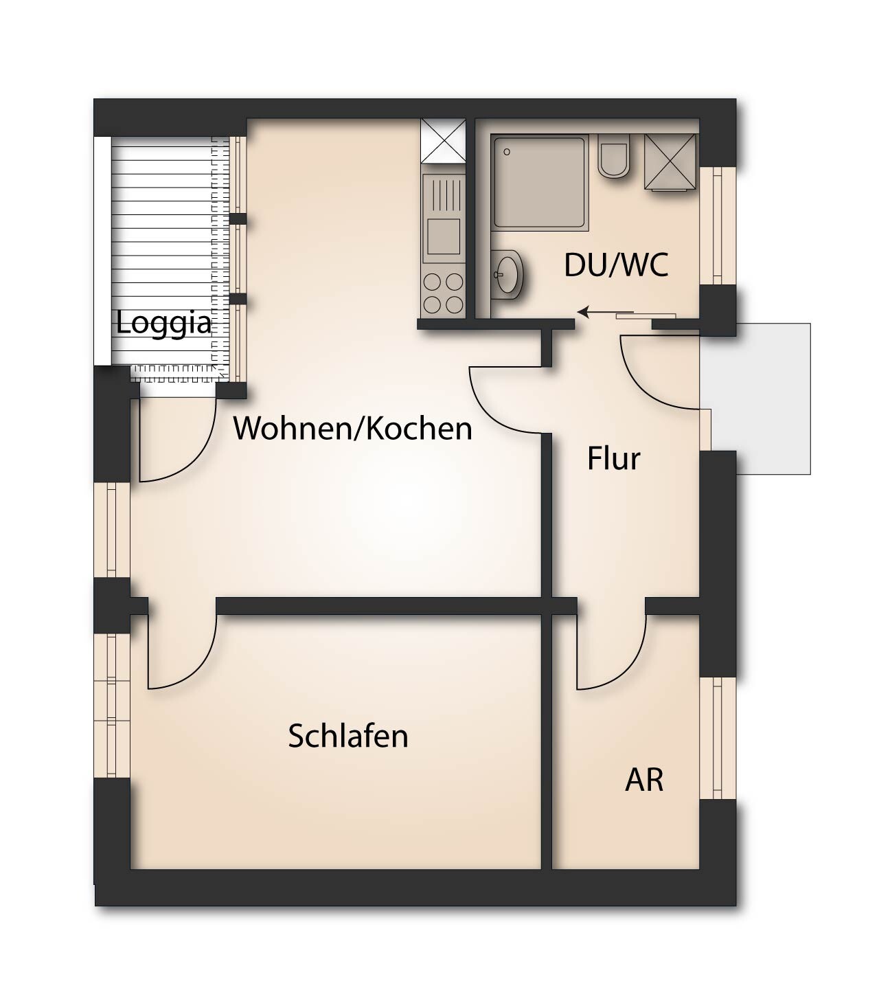 Wohnungseinheit F1.08_MÜ
