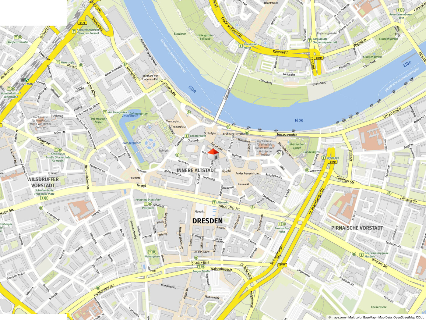 Geolyzer Kartenausschnitt