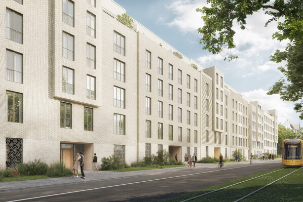 Visualisierung Straßenansicht