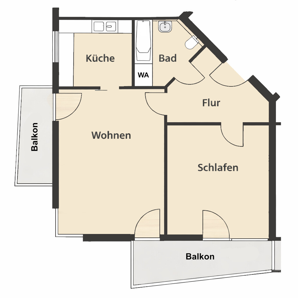 Grundriss Katz4-WE06