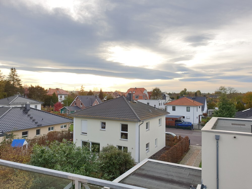 Blick vom Balkon