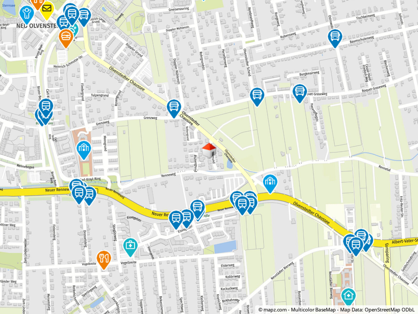 Geolyzer Kartenausschnitt