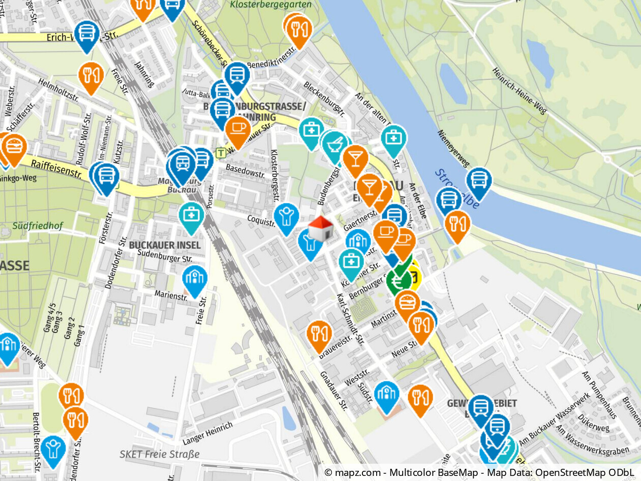 Geolyzer Kartenausschnitt